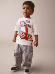 Ecru Hot Wheels Short Sleeve T-Shirt (3mths-8yrs) - Image 2 of 8