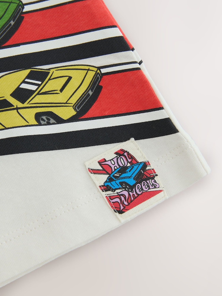 Ecru Hot Wheels Short Sleeve T-Shirt (3mths-8yrs) - Image 8 of 8