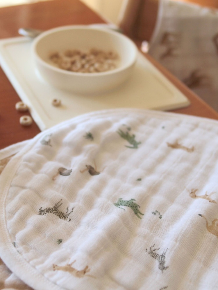 Aden + Anais Snap 100% bombažni muslin Safari Dream BIBS 3 komplet - Slika 2 iz 4