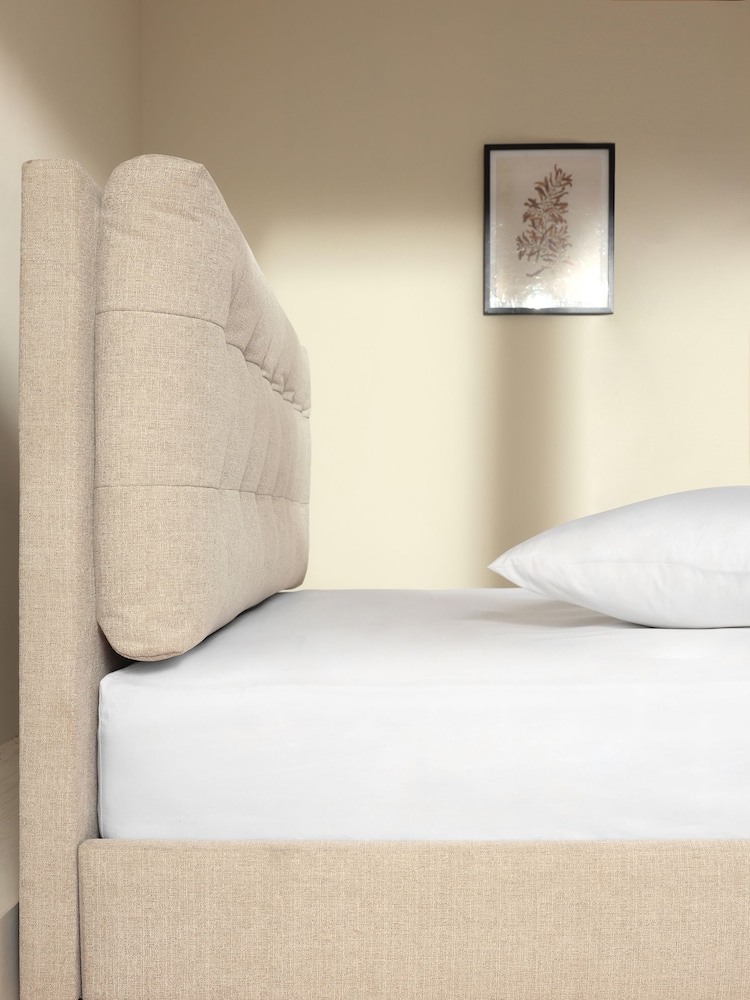 Collection Luxe 400 Thread Count 100% Egyptian Cotton Percale Sheet - صورة 2 من 2 Collection Luxe 400 Thread Count 100% Egyptian Cotton Percale Sheet - صورة 2 من 2