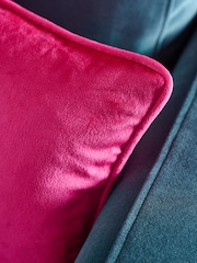 Fuchsia Pink 30 x 40cm Matte Velvet Cushion - Image 2 of 5