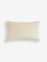 Natural 30 x 40cm Matte Velvet Cushion - Image 3 of 5