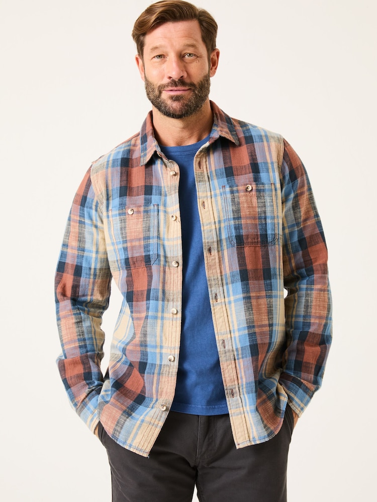 FatFace Multi Hythe Long Sleeve Check Shirt - Image 1 of 5