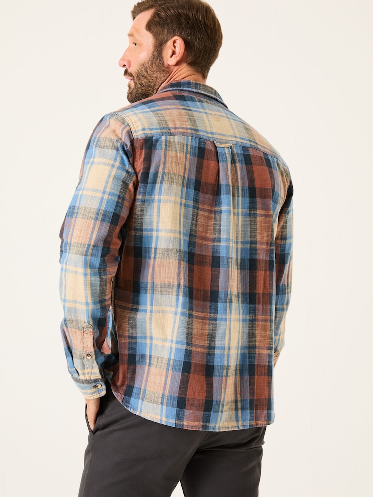 FatFace Multi Hythe Long Sleeve Check Shirt - Image 2 of 5
