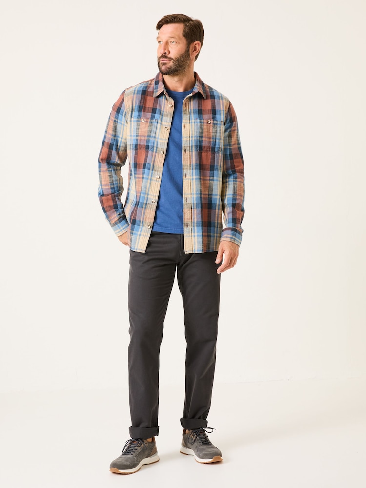 FatFace Multi Hythe Long Sleeve Check Shirt - Image 3 of 5