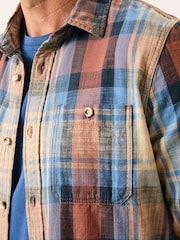 FatFace Multi Hythe Long Sleeve Check Shirt - Image 4 of 5