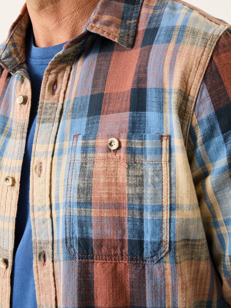 FatFace Multi Hythe Long Sleeve Check Shirt - Image 4 of 5
