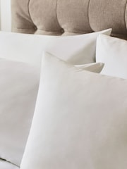 Set of 2 Collection Luxe 400 Thread Count 100% Egyptian Cotton Percale Pillowcases - Imagen 2 de 2