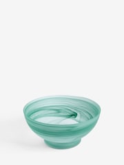MADE.COM Blue Alysa Swirl Fruit Bowl - Image 5 of 5