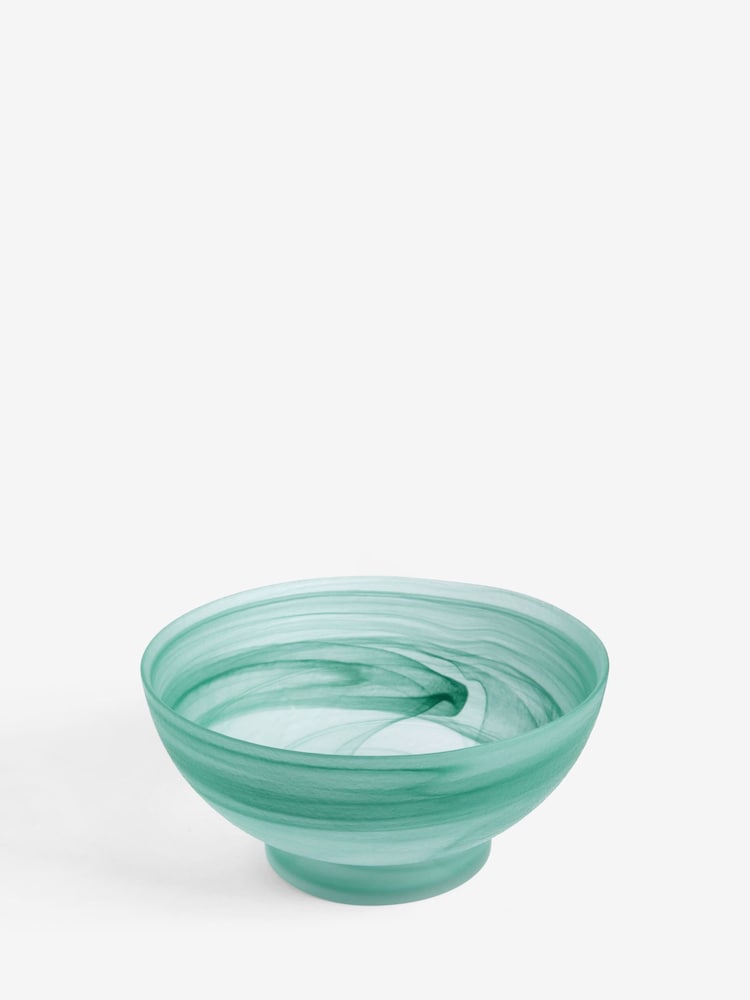 MADE.COM Blue Alysa Swirl Fruit Bowl - Image 5 of 5