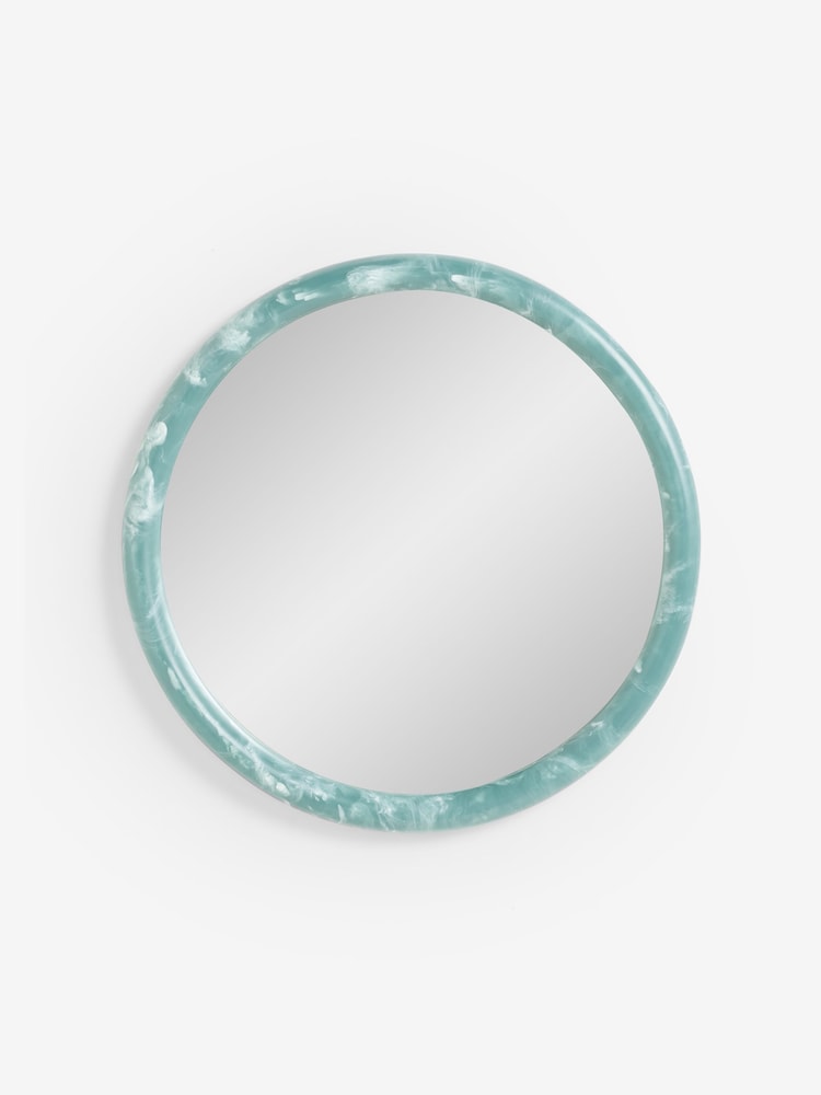 MADE.COM Blue Nina Resin Mirror - Image 4 of 4