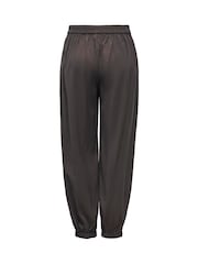 JDY Chocolate Brown Balloon Trousers - תמונה 3 מתוך 3