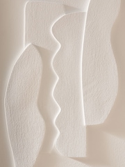 MADE.COM White Dixie Sculptural Wall Art - Image 3 of 3