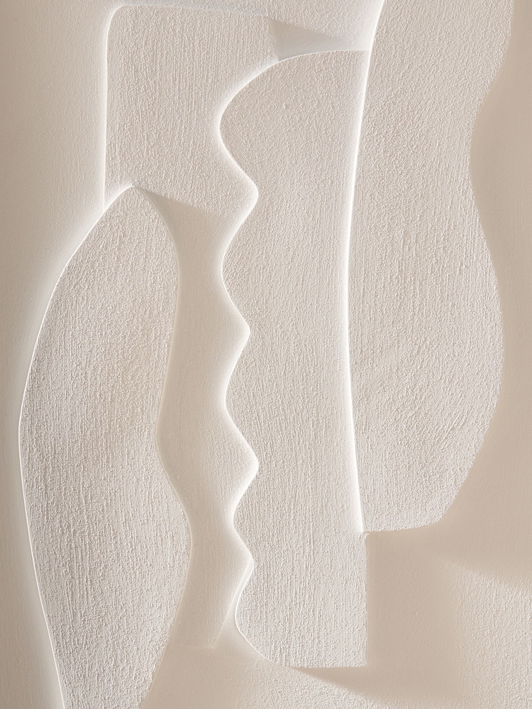 MADE.COM White Dixie Sculptural Wall Art - Image 3 of 3