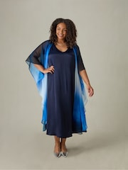 Live Unlimited Robe de nuit Curve Bias Slip Mi-long - Image 1 of 4