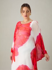 Live Unlimited Curve Floral Maxi Kaftan - Bild 4 von 5