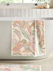 Multi Parrot Palm Leaf 100% Cotton Towel - Image 3 of 6