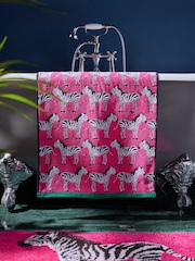 Pink Zebra 100% Cotton Towels - Image 2 of 5