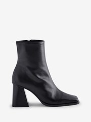 Alohas Black South Leather Ankle Boots - Image 1 of 1