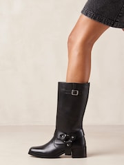 Alohas Black Rocky Leather Boots - Image 4 of 6