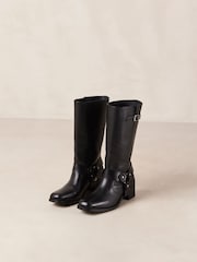 Alohas Black Rocky Leather Boots - Image 6 of 6