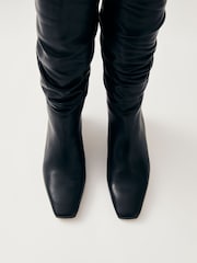 Alohas Black Kalila Leather Boots - Image 1 of 4