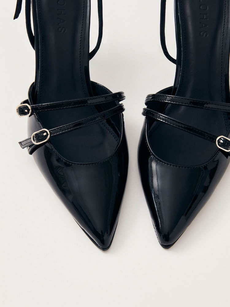 Alohas Black Joelle Onix Leather Shoes - Image 5 of 5
