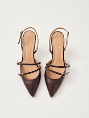 Alohas Brown Joelle Onix Leather Shoes - Image 5 of 5