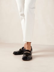 Alohas Black Elliot Leather Loafers - Image 2 of 3