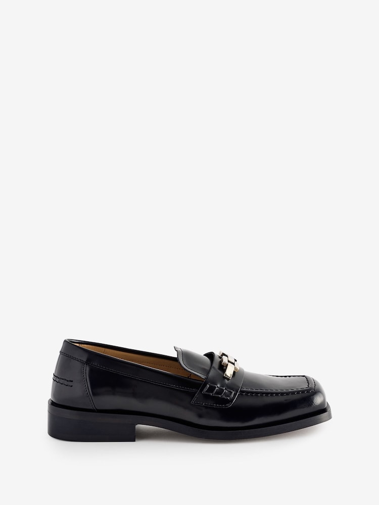 Alohas Black Elliot Leather Loafers - Image 3 of 3