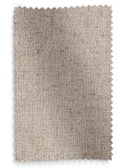 Natural Soft Weave Linen Blend Eyelet Lined Curtains - Image 6 of 6