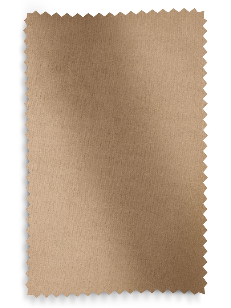 Natural Sand Matte Velvet Blackout/Thermal Curtains - Image 8 of 8