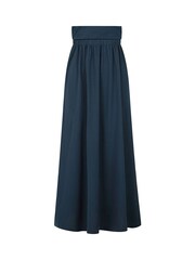 Hot Squash Blue Roll Top Maxi Skirts - Image 3 of 3