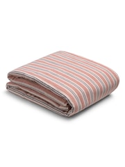 Piglet in Bed Brown Sommerley Stripe Linen Fitted Sheet - Image 4 of 4