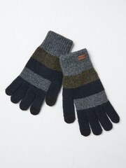 FatFace Navy Leo Gloves - Image 1 of 2