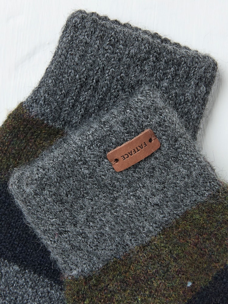 FatFace Navy Leo Gloves - Image 2 of 2
