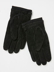 FatFace Black Suede Gloves - Image 2 of 3