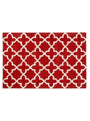 Interiors by Premier White Orange Kensington Townhouse Hand Woven Rug - Image 3 of 3