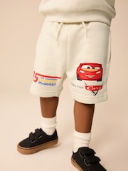 Cream/Red Cars Sweatshirt and Shorts Set (9mths-8yrs) - Image 4 of 9