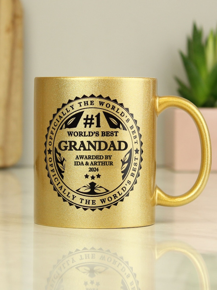Personalised Worlds Best Gold Mug by PMC - Image 3 of 3