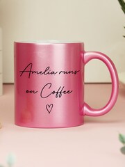 Personalised Glitter Mug by PMC - Image 1 of 2
