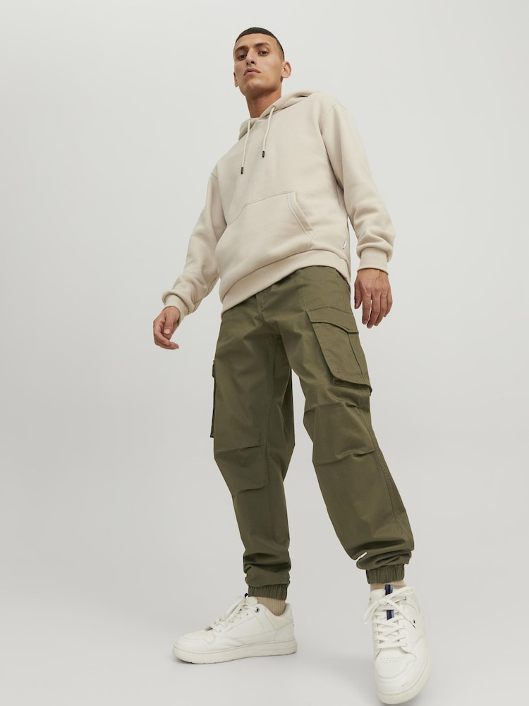 Verde - Pantaloni cargo cu croi lejer Jack & Jones - Image 3 of 5