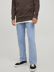 JACK & JONES Light Blue Eddie Loose Fit Jeans - Image 3 of 5
