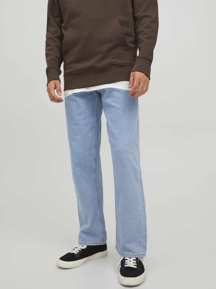 JACK & JONES Light Blue Eddie Loose Fit Jeans - Image 3 of 5