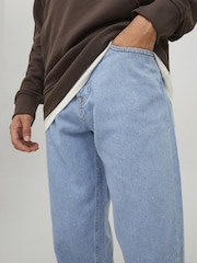 JACK & JONES Light Blue Eddie Loose Fit Jeans - Image 5 of 5