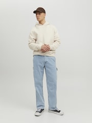 JACK & JONES Blue Eddie Loose Fit Jeans - Image 1 of 5