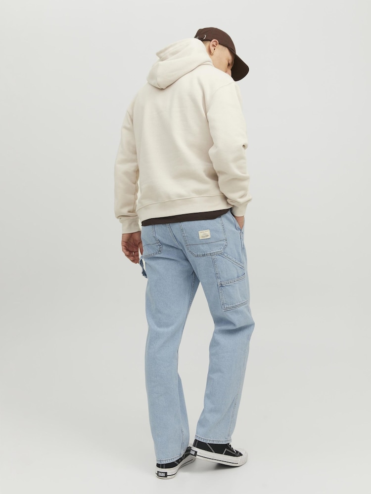 JACK & JONES Blue Eddie Loose Fit Jeans - Image 2 of 5
