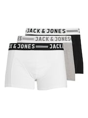 Светло-серый - Набор из 3 боксеров-Jack & Jones - Изображение 1 из 7