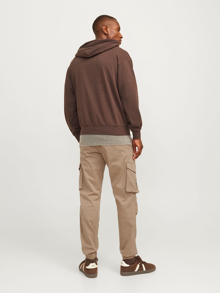 Коричневый - JACK & JONES брюки-карго свободного кроя - Изображение 2 из 8