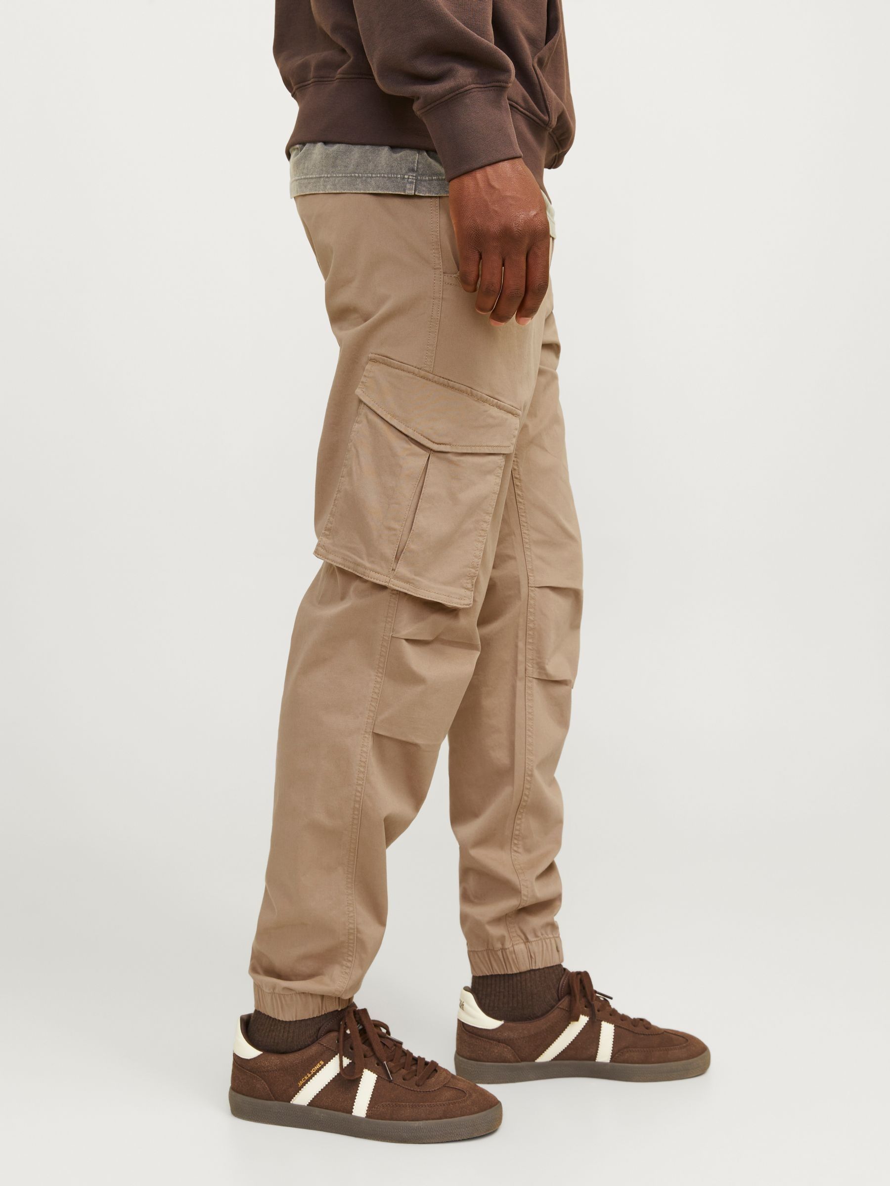 Buy JACK & JONES Brown Relaxed Fit Cargo Trousers from Next